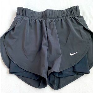 Nike running shorts w/ compression